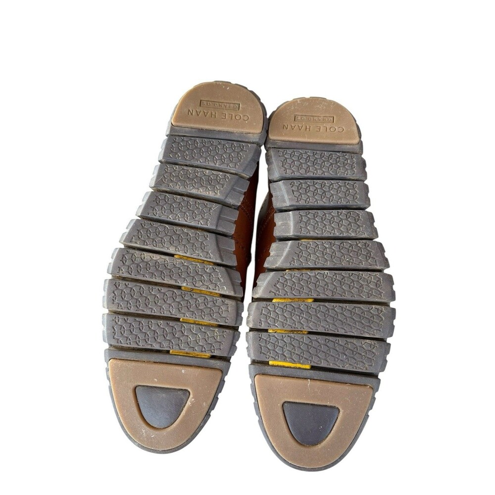 Cole Haan Brown ZeroGrand Leather Lace Up Wingtip Shoes Men’s Size 11.5 M - Picture 6 of 7